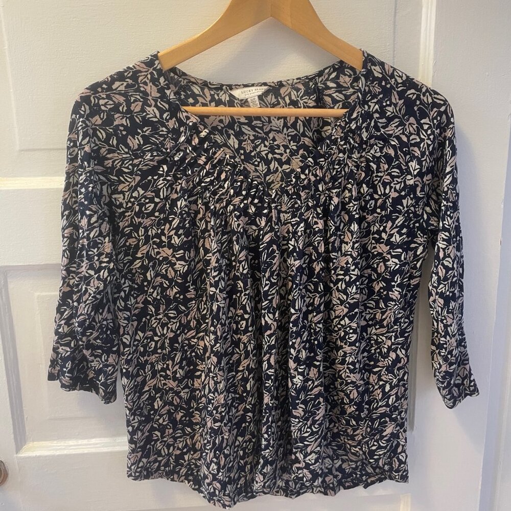 Lucky Brand BoHo-Chic Peasant Blouse